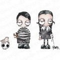 ODDBALL SPOOKY KIDS RUBBER STAMP SET (includes 3 stamps)